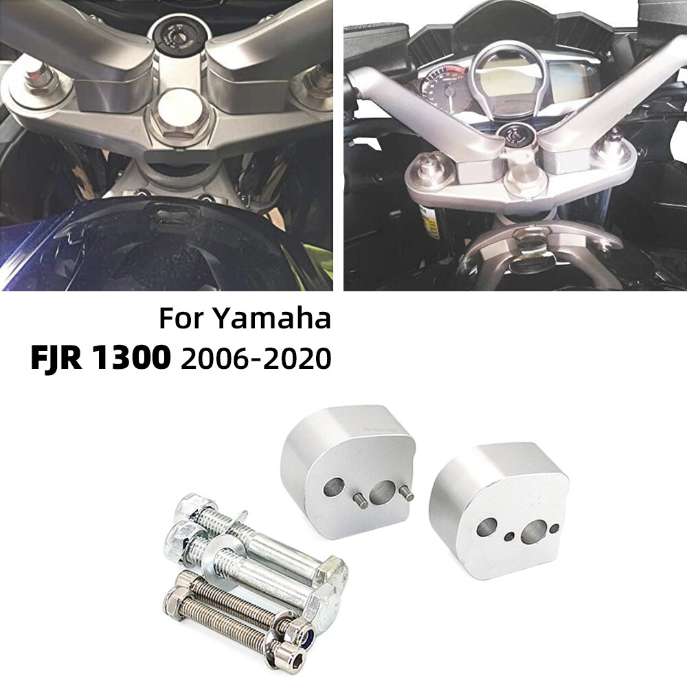 Aluminum Silver 1" Handlebar Handle Bar Riser Kit For 20062020 Yamaha