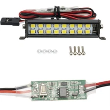 NEW PowerHobby 52MM RC Double Row LED Lights Lightbar w/Controller for 1/10 1/8