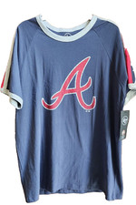 '47 Atlanta Braves Premier Townsend S/S Tee Shirt Atlas Blue Color Size XL