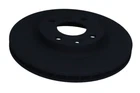 Quaro 2x brake disc front ø258 mm for Dacia Sandero II Logan MCV Renault Clio