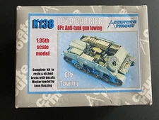Accurate Armour 1/35 Loyd Carrier Designed To Tow 6 Pdr AT Gun Resin Model Kit