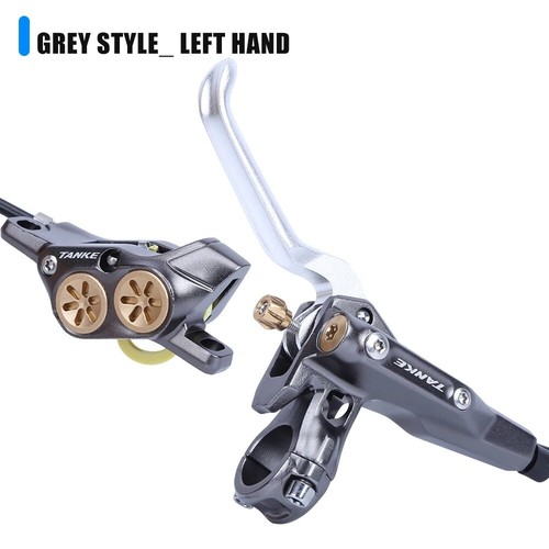 E-Bike Mountain Bike 4 Piston Hydraulic Disc Brake Set 160mm Oil Pressure Brakes - Picture 8 of 34