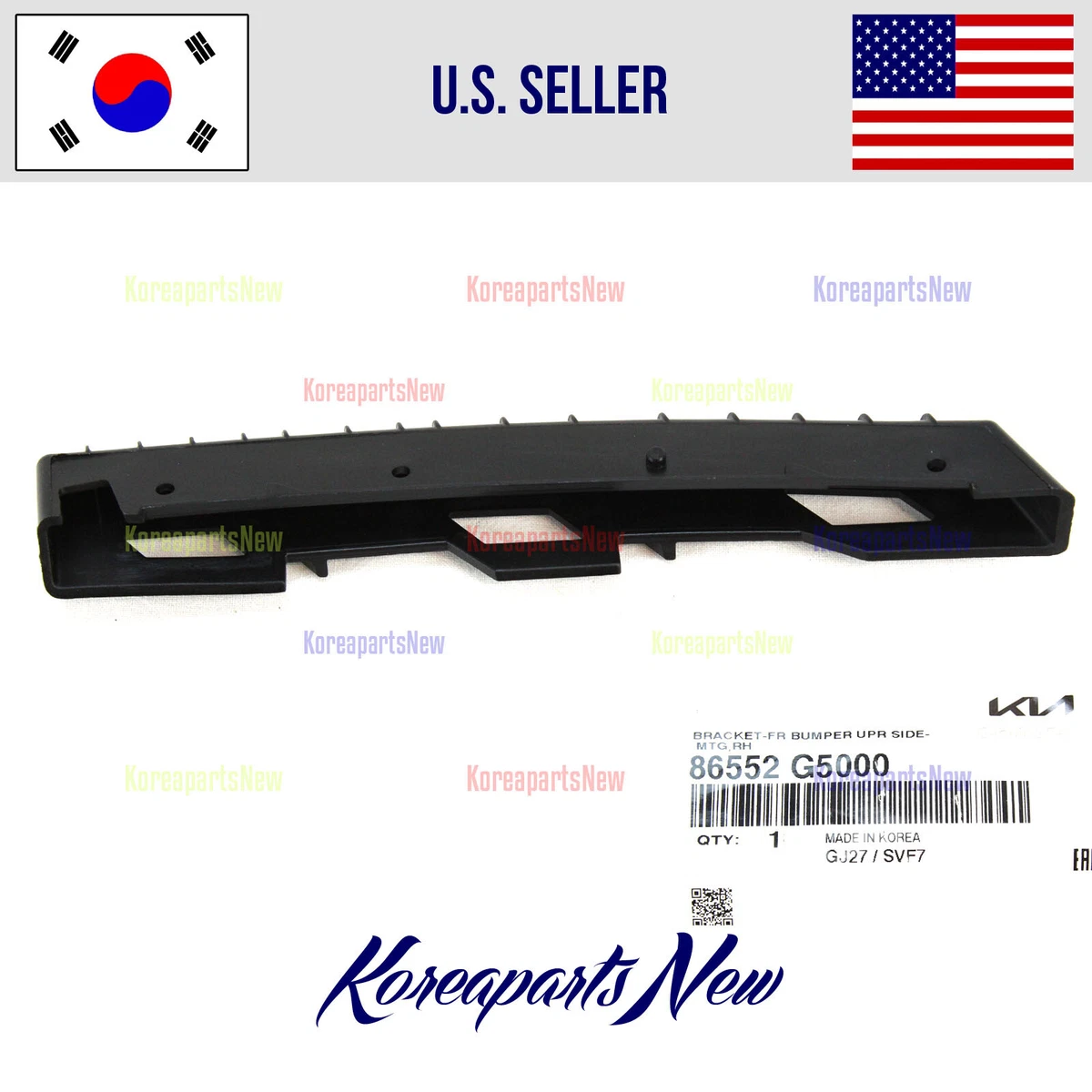 FRONT Bumper Bracket Retainer Right PASSENGR 86552G5000 ⭐OEM 