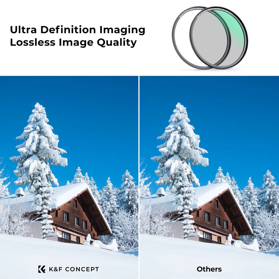 K&F Concept Magnetic Circular Polarizer CPL Filter 49/52/55/58/62/67/72/77/82mm - Image 4 of 4