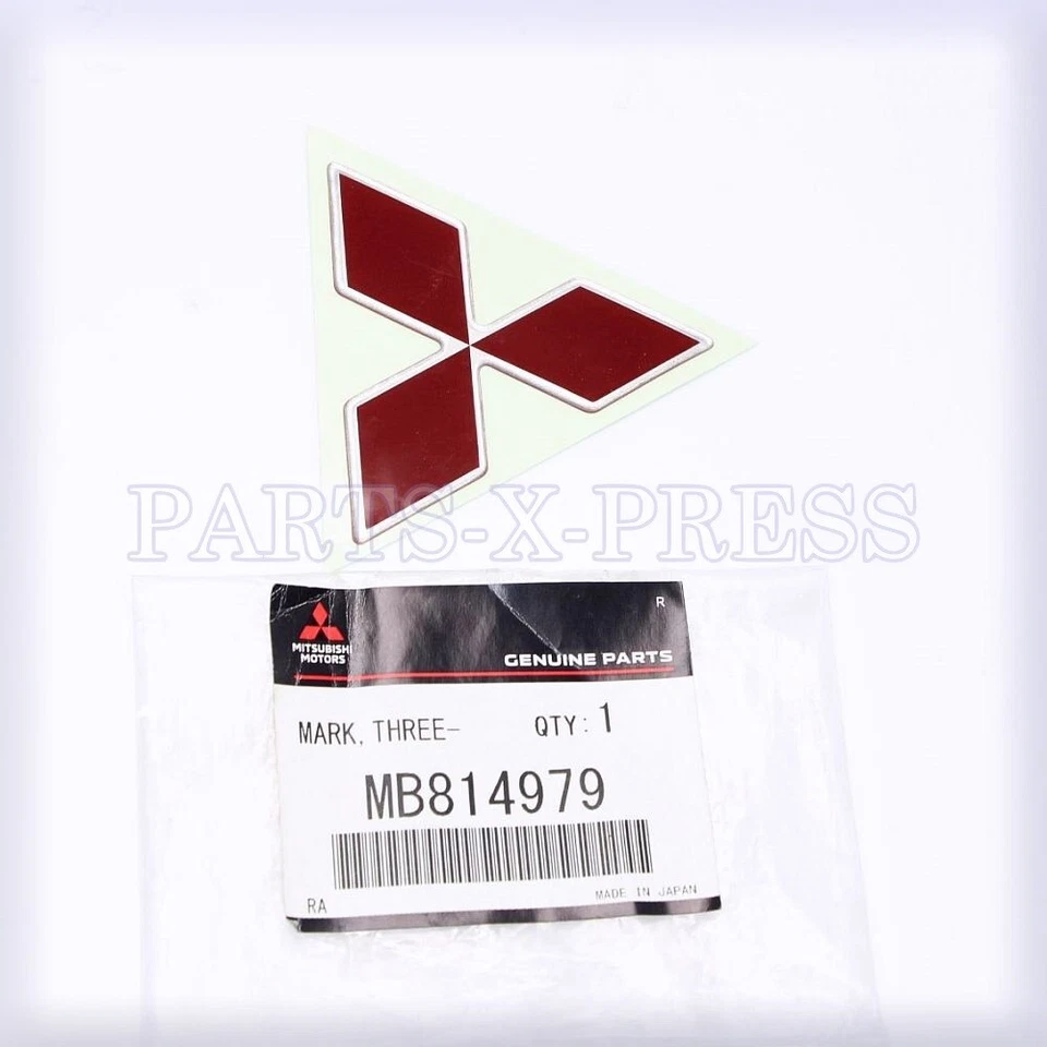 MB814979 NUEVO EMBLEMA PEGATINA DE TRES DIAMANTES ECLIPSE ORIGINAL OEM MITSUBISHI 3000GT Foto 3 de 4