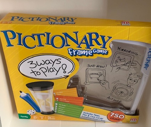 Pictionary Frame Game Mattel NEW - Picture 2 of 2