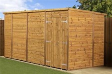 Image of Empire Pent Garden Shed Tongue & Groove Shiplap 14x6 18x6 20x6