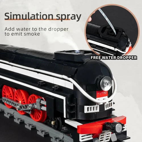 Mould King Dampflokomotive SL7 Asian Express MK-12005