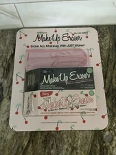 Special MakeUp Eraser Makeup Remover 2 Pack Chic Black & Cherry With Head Band