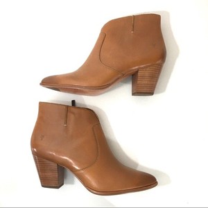 frye jennifer bootie cognac