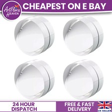 100 mm 4" Back Draft Draught backdraught Shutter Inline Extractor Fan Ducting