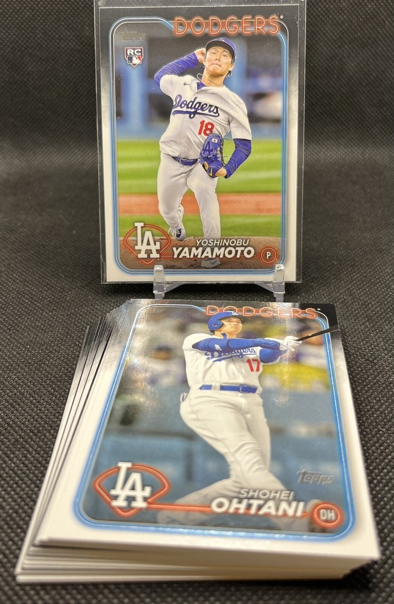 2024 Topps Series 2 LOS ANGELES DODGERS Base Team Set (20