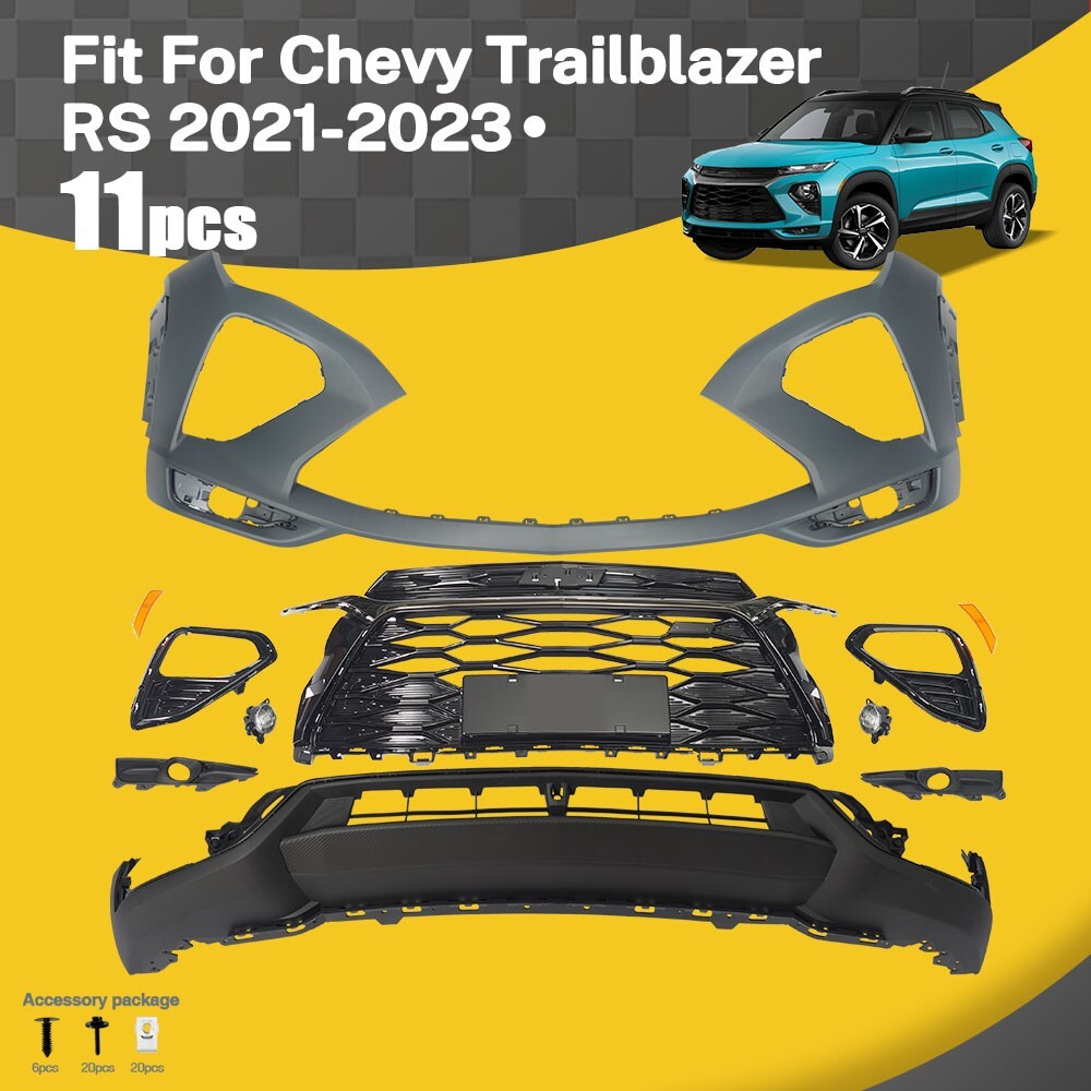 2021-2023 Chevy Trailblazer RS Front Bumper Cover Complete Assembly