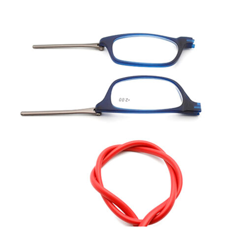 Portable Magnetic Reading Glasses That Can Be Hung around the Neck with Adjustab