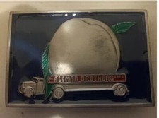 The ALLMAN BROTHERS BAND "Blue" Belt Buckle Enameled Metal