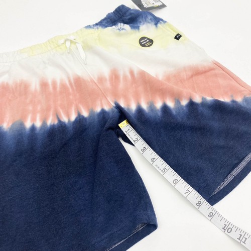 Art Class Boys Size L 12/14 Knit Shorts Tie Dye Navy Multi - Picture 6 of 11