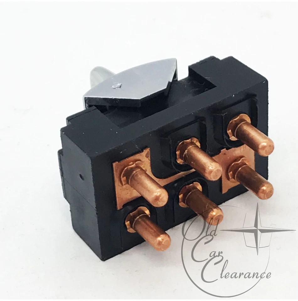 Lincoln Mark VI 1980-1983 ventana, interruptor de cerradura de puerta (E0VY14529A) NOS Foto 2 de 3