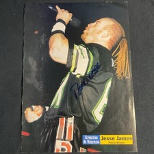 Road Dogg BG James Signed Mag Pg IWA Dogg Jesse James DX New Age Outlaws WWF WWE