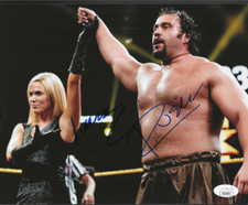 Rusev & Lana Signed WWE NXT 8x10 Photo JSA COA