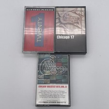 Lot of 3 Chicago Cassettes 17 Twenty 1 Greatest Hits Volume 2