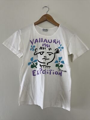 Vintage Double Bull Vallauris 1951 Exposition Picasso Stars 1984 Shirt Rare
