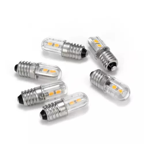 E10 6V AC DC 2W LED screw base bulb light source lamp light bulb - Picture 7 of 15