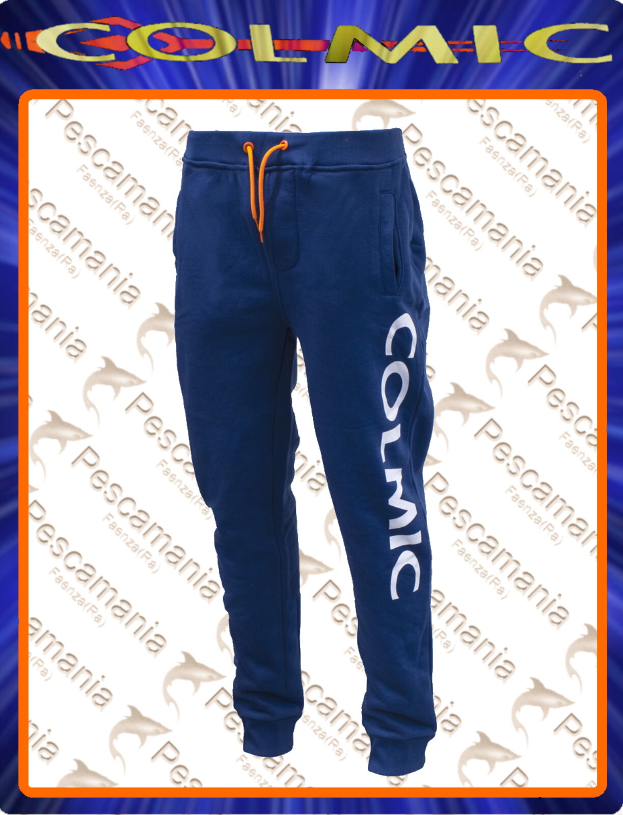 Pantalone Colmic TUTA ROYAL BLU 60% cotone TG L