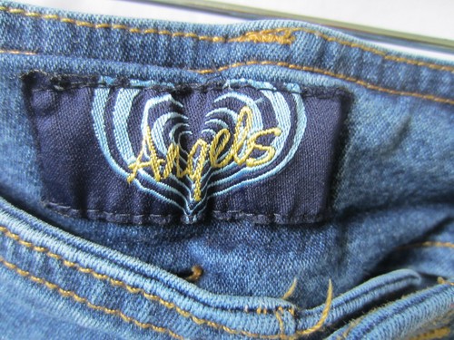 Pantalones de mezclilla azules Angels Lo-Rise corte bota talla 5 (entrepierna de 26"", circo cintura de 26"") - Imagen 4 de 5