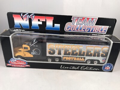 1999 Pittsburgh Steelers NFL Team Collectible Die Cast Truck White Rose 