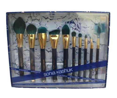 Sonia Kashuk Limited Edition Color Crazed 10-Piece Brush Set - Afbeelding 1 van 2