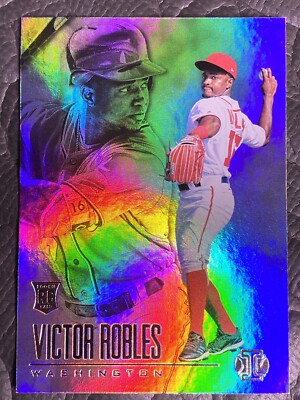 2018 Panini Illusions Baseball Base #21 Victor Robles Washington Nationals RC