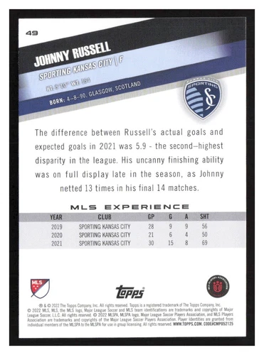 2022 Topps MLS #1-200 Base cards Pick Your Card(s) Complete Your Set - Picture 93 of 347
