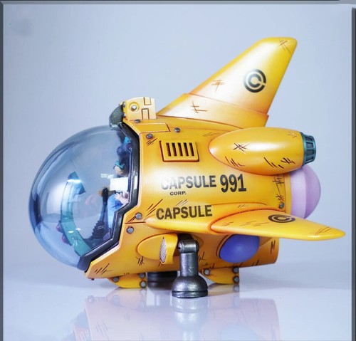 JacksDo Dragon Ball Z Bulma Trunk Capsule 991 Airship Resin GK Model With Figure - Picture 5 of 10