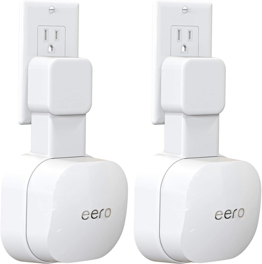 Outlet Wall Mount ONLY for Eero 6 Dual-Band Mesh Wi-Fi 6 System [NOT Fit for Eer