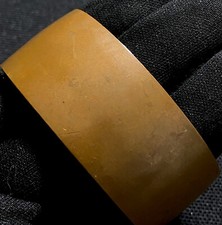 NICE CLASSIC VINTAGE 1" WIDE SOLID COPPER WOMENS ESTATE CUFF BRACELET 8.5 LONG