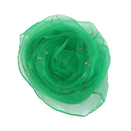 Reiner Farbiger Organza-Schal Dünn Sonnenschutz Weich 60 X 60 Cm❀ 〒 - Picture 5 of 34