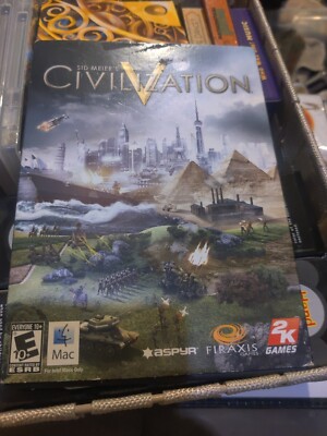 Sid Meier's Civilization V (Apple, 2010) Complete w/Manual