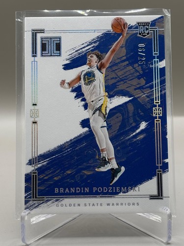 Brandin Podziemski 2023-24 Panini Impeccable #70 Rookie Holo Silver