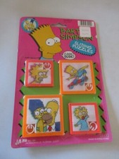 Vintage Ja-Ru Bart Simpson sliding puzzles