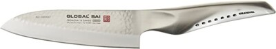 Global SAI-M03 Santoku Knife, 5'', Silver