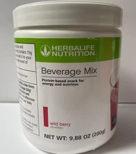 Herbalife Beverage Mix Wild Berry ,Protein-Based Snack For Energy And Nutrition