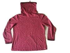 FDJ French Dressing Jeans Women Sweatshirt Drawstring Cowlneck Pullover Size L