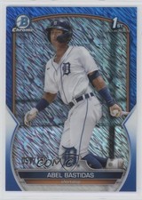 2023 Bowman Chrome Prospects Blue Shimmer Refractor 57/150 Abel Bastidas 04cw
