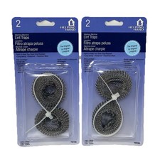 4ct Helping Hand Washing Machine Lint Traps 2 Packs of 2 Mesh Filter Pieces