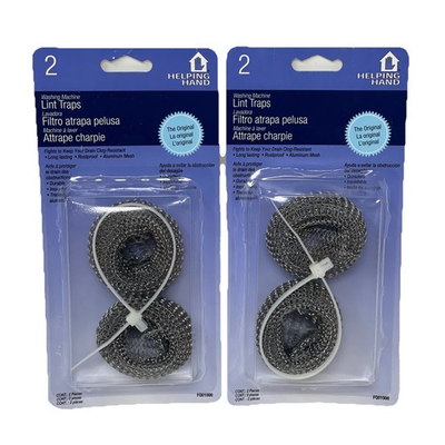 #ad #ad 4ct Helping Hand Washing Machine Lint Traps – 2 Packs of 2 Mesh Filter Pieces $14.99