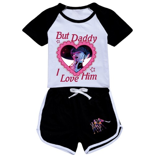 Kids Boys Girls Demons Hunter KPops T-Shirt Top Shorts Tracksuit Outfits Set UK⭐ - Picture 50 of 56
