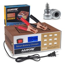 12 Volt Battery Charger 12V 24V 12A Automotive Smart Car Deep Cycle Battery