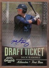 2011 Playoff Contenders Draft Ticket Autographs #DT61 Nick Ramirez Auto BB