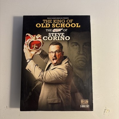 ROH Steve Corino 3-Disc Set DVD  King of Old School - Rare OOP CM Punk Danielson