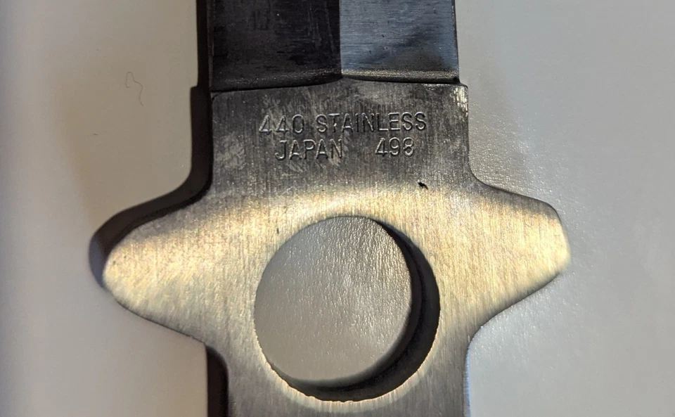 VALOR MIAMI USA 440 STAINLESS JAPAN 499 8" Boot Knife Throwing Dagger w/Sheath - Image 3 of 3